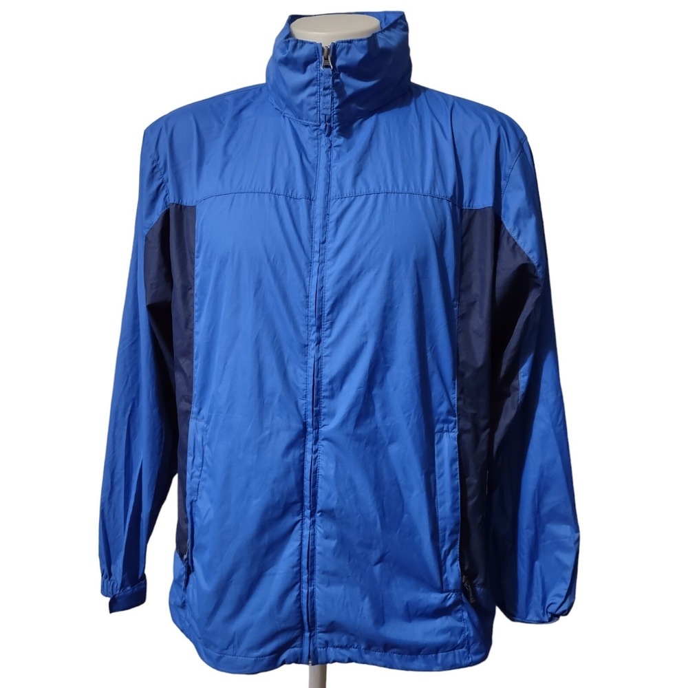 Windbreaker Sierra Experience Blue XL Men Gorpcore Streetwear Lightweight Hooded